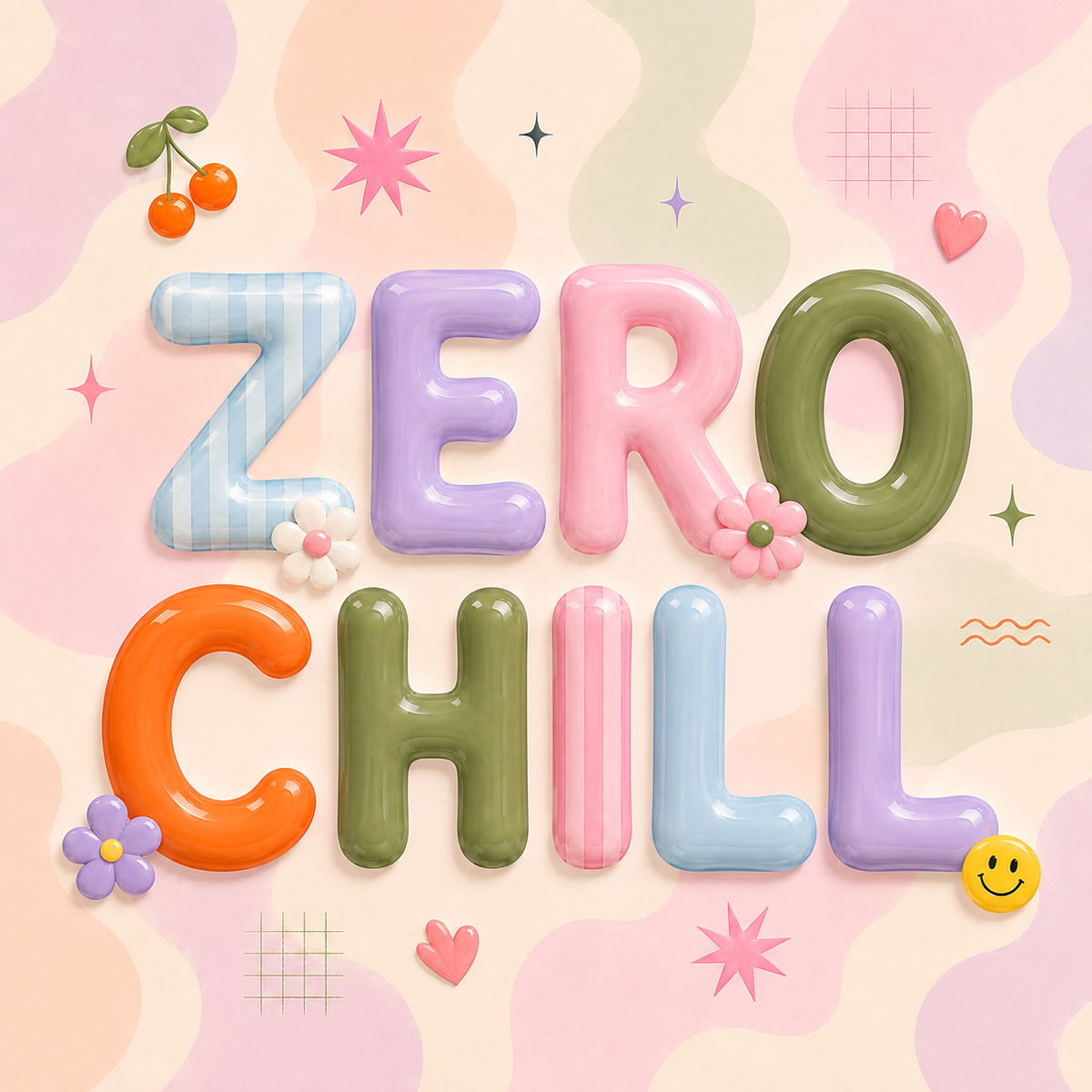 Zero Chill Bubble Print