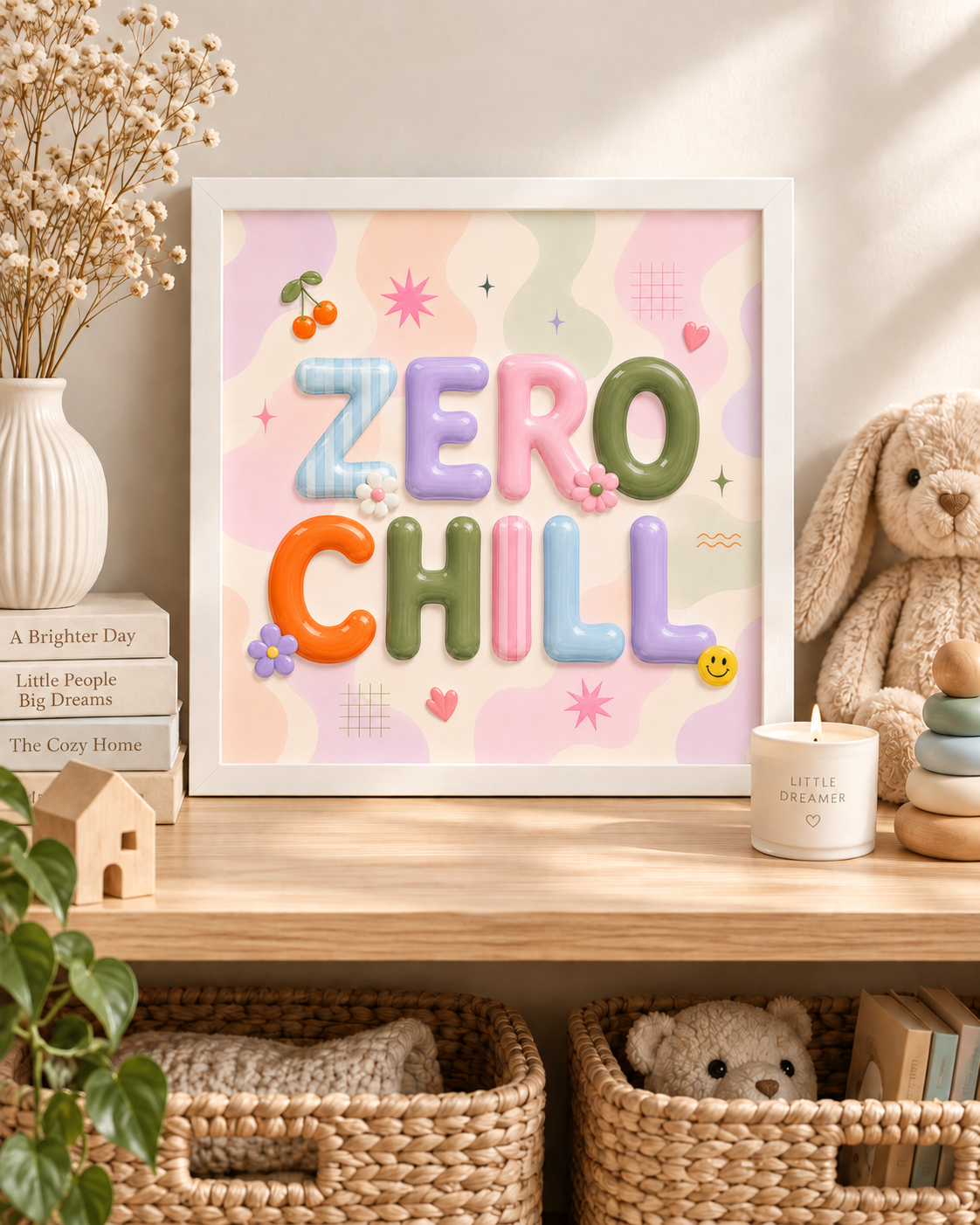 Zero Chill Bubble Print