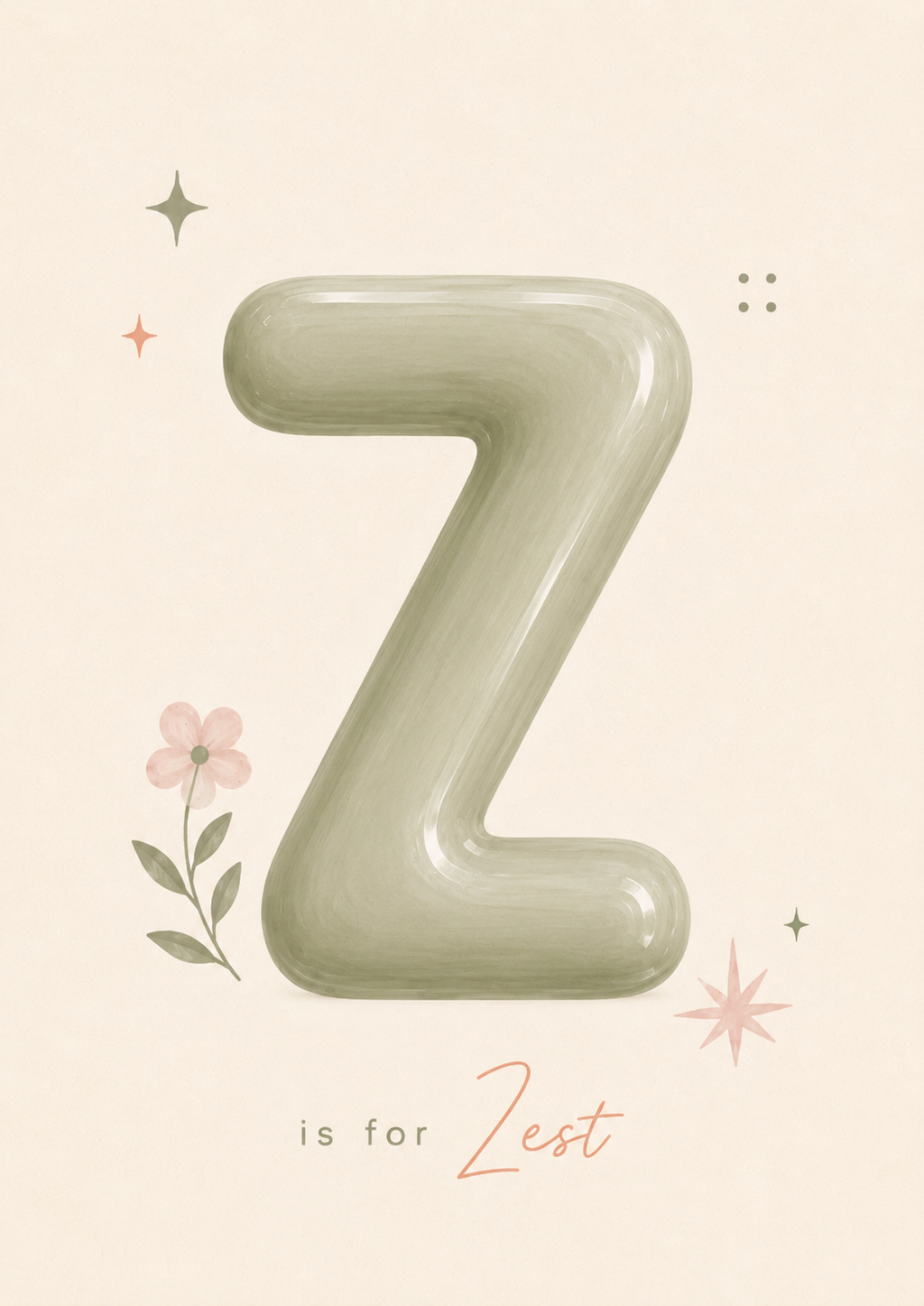 Z is for Zest Print