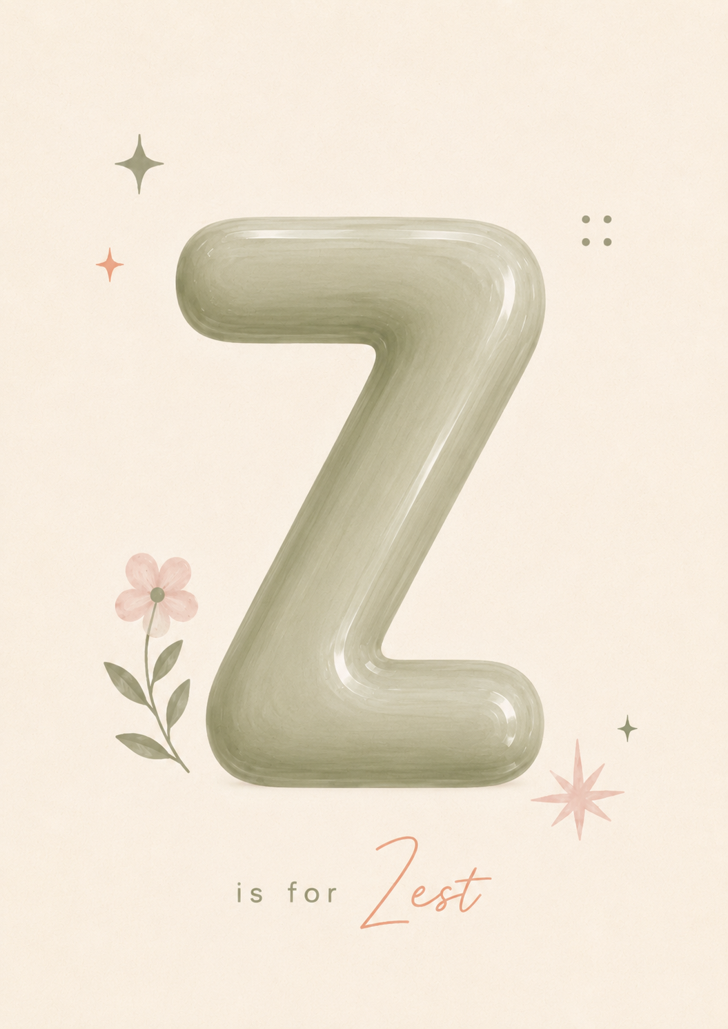 Z is for Zest Print