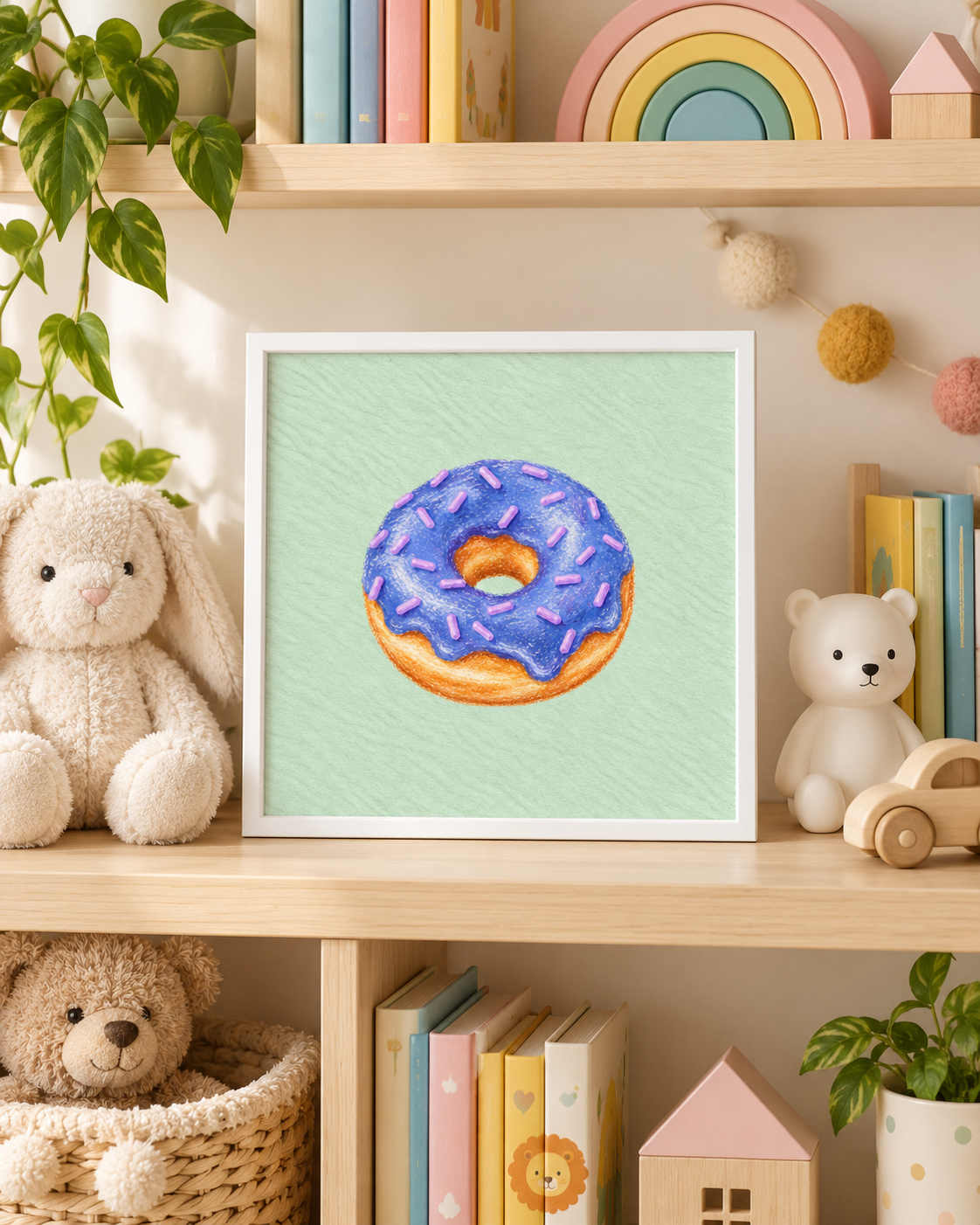 Blueberry Glaze Print