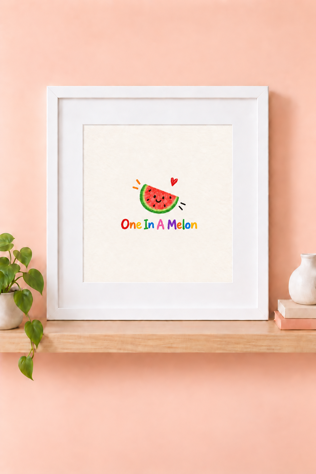 One in a Melon Print